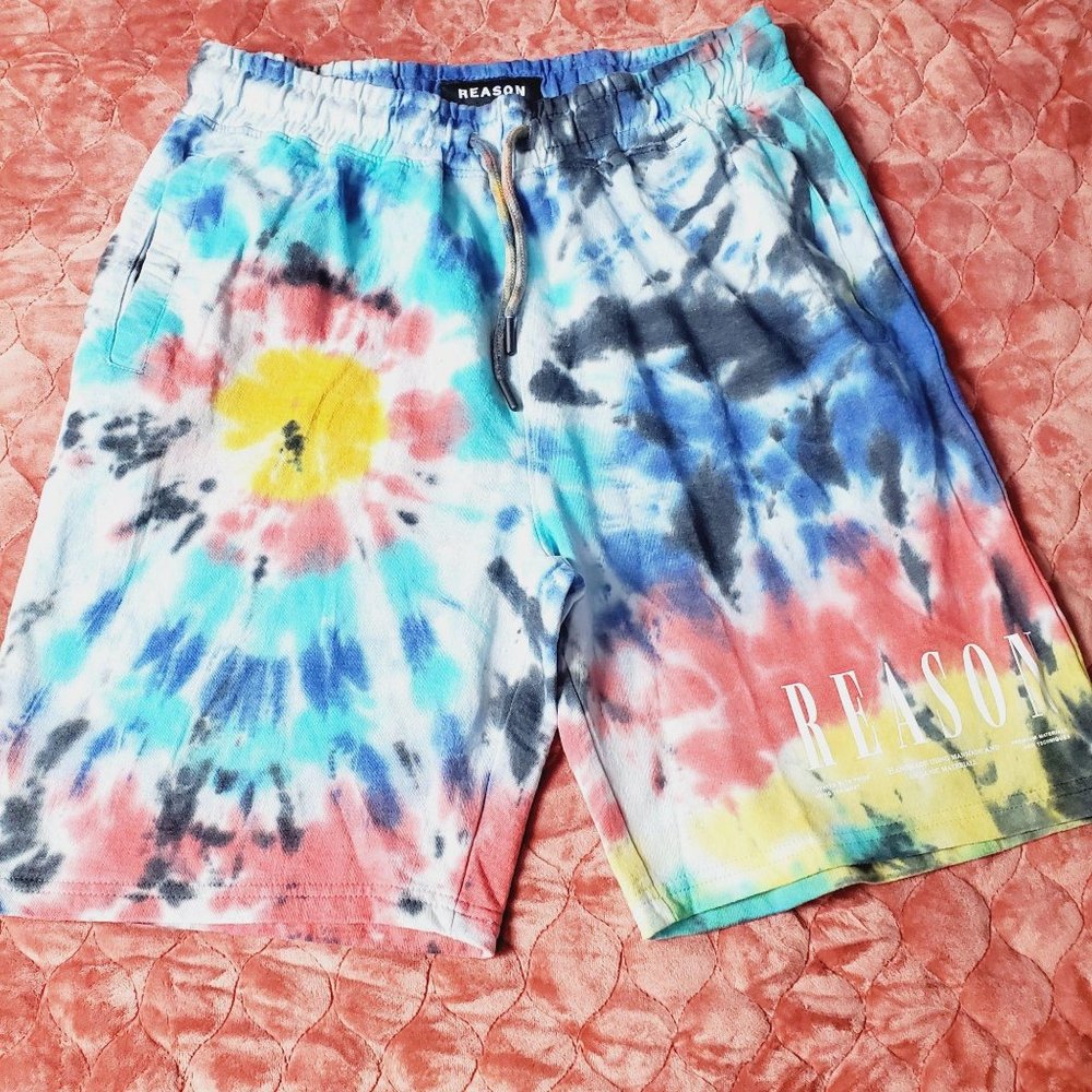 Reason Men's Two Piece Tie Dye Short Set Sz M NWT - Picture 5 of 10